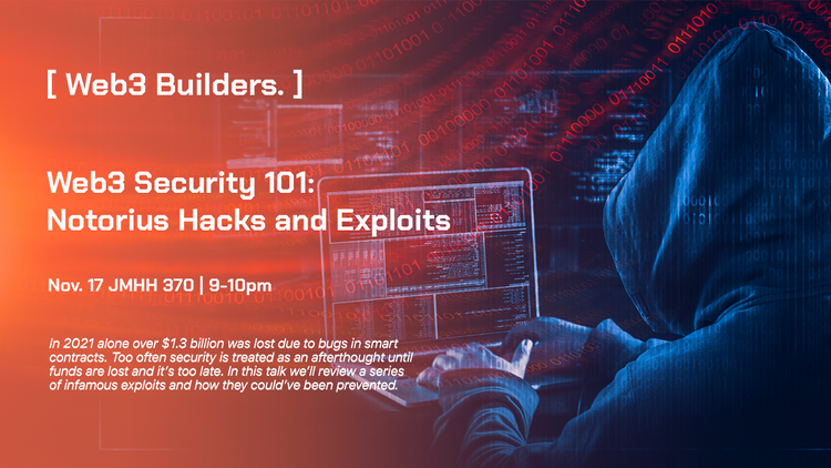 [W3B] Web3 Security 101 Workshop